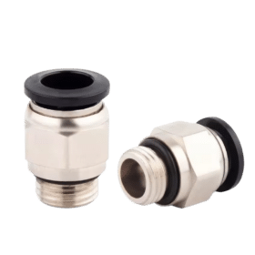 Pneumatic Push Type Male Connector G Thread with O Ring Heavy Duty