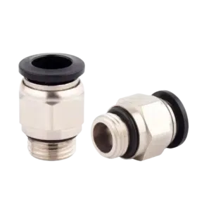 Pneumatic Push Type Male Connector G Thread with O Ring Heavy Duty