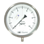 Baumer Pressure Gauge IBR Certified 10 inch Dial SS Body