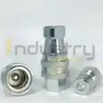 Double Shut Off Quick Release Coupling (QRC) for Upto 4000 PSI Pressure MS  / SS 304 / SS 316