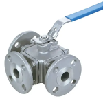3 Way Ball Valve L Port WCB / CF8 / CF8M Body