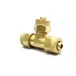 Brass Equal Tee PU Fitting