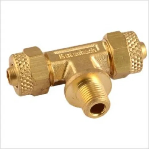 Brass Male Tee PU Fitting