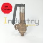 Bronze IBR Certified Pressure Relief / Safety Valve for upto 18Kg Set Pressure