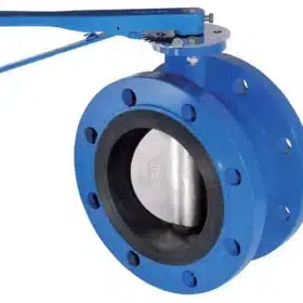 Cast Iron (CI) Butterfly Valve with Double Flange PN10