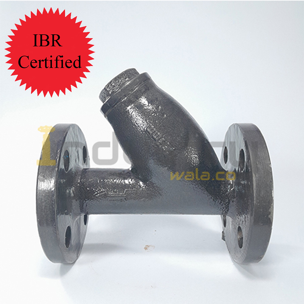 Cast Iron IBR Certified Y type Strainer Flange End
