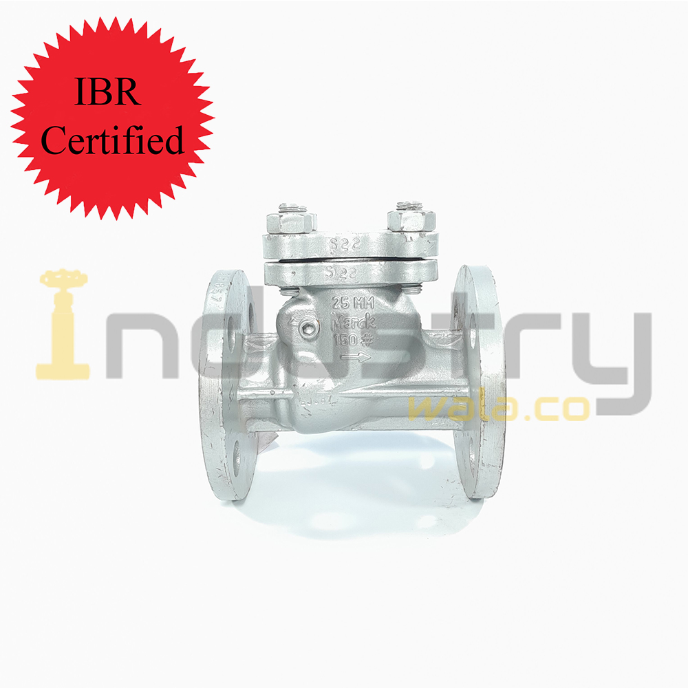 Cast Steel IBR Certified Check / Non Return Valve Class 150#