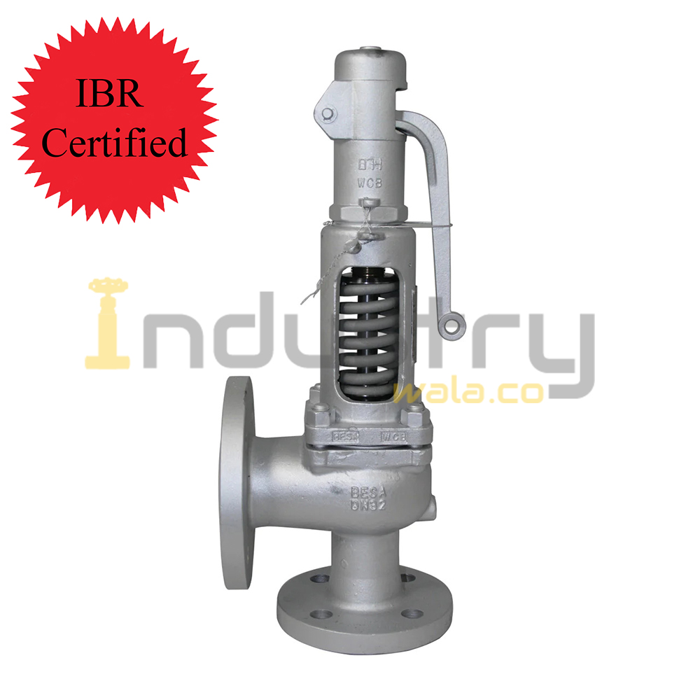 Cast Steel (WCB) IBR Certified Safety Valve Pop Type Flange End Class 150#