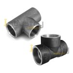 CS Forged Tee 1000 Lbs / 3000 Lbs Screwed End / Socket Weld