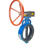 PMW Cast Iron Butterfly Valve PN10 Gear Operated