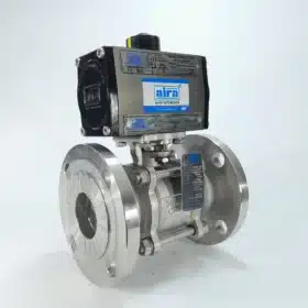 Aira Pneumatic Actuator SS Ball Valve Flange End 1/2" to 6"