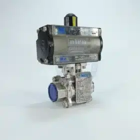 Aira Pneumatic Actuator SS Ball Valve Screwed End 1/2" to 6"