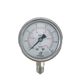 Pressure-gauge-212-inch-dial-70kg-bottom-connection.
