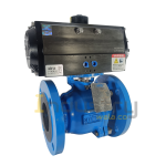 Aira 2YES Pneumatic Actuator Operated Ball Valve Flange End Class 150#