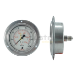 Pressure Gauge Bourdon Type All SS 6" Dial Back Connection