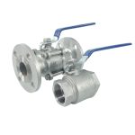 SS 304 (CF8) Ball Valve Screwed End / Flange End Class 150#