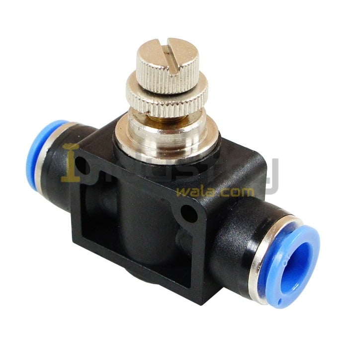Push in Pneumatic Flow Control Valve for PU Pipe