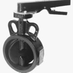Kartar Cast Iron Butterfly Valve Aqualine PN10 / PN16 Lever Operated